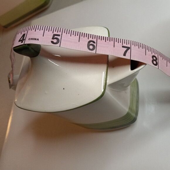 Imperial Stone Lidded Cream and sugar Fern Pattern # 4711 Cottagecore Kitsch - Picture 9 of 10